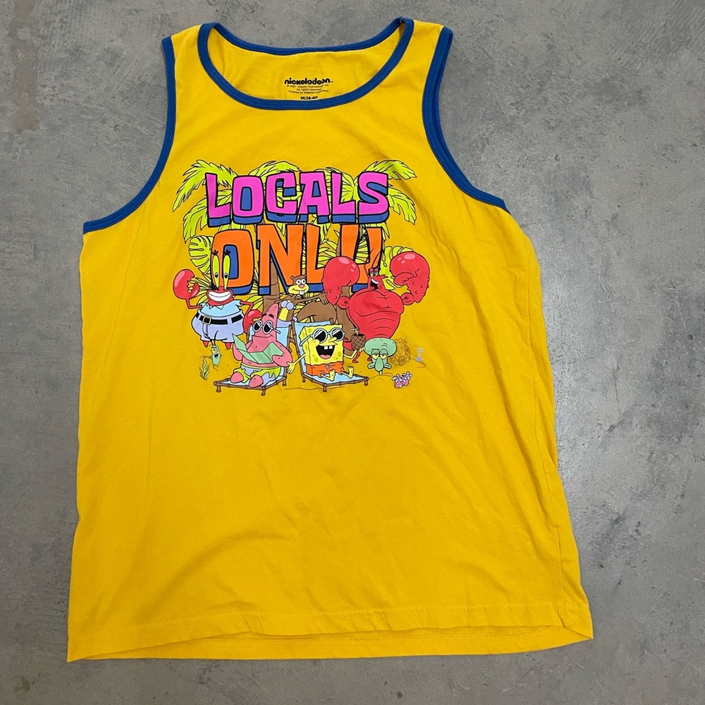 Nickelodeon SpongeBob Tank Top size medium